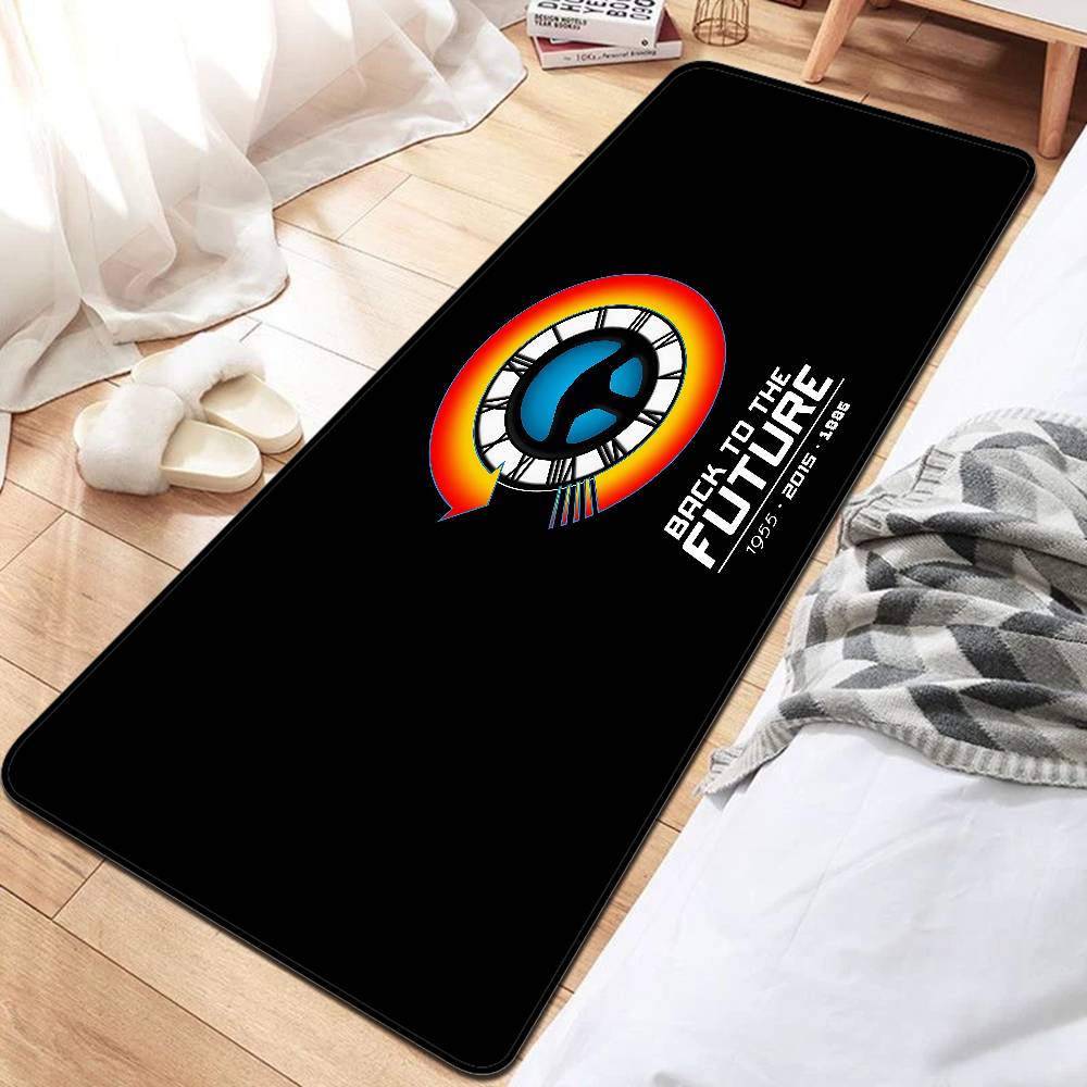 B-Back To The Future Entrance Door Mat Washable Non-Slip Living Room Sofa Chairs Area Mat Kitchen Welcome Doormat