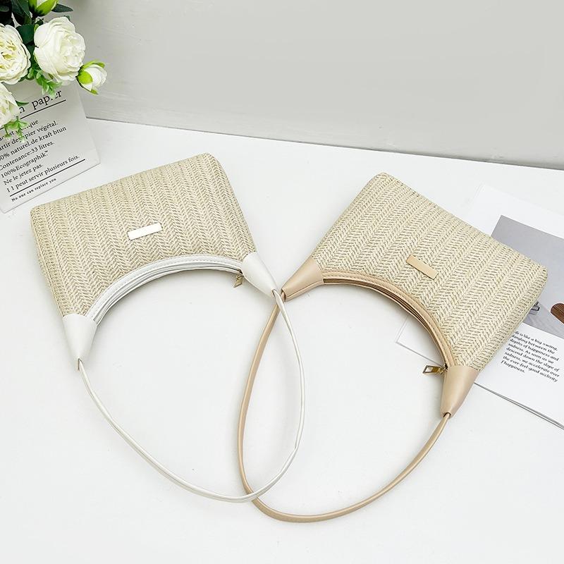 Today's popular niche straw bags for women's new summer versatile messenger bags go out small bags