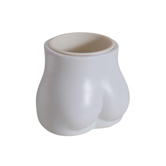 

Подставка для ручек Милая форма ягодиц Настольный органайзер Атмосфера умиротворения Ящик для хранения ручек кистей для макияжа канцелярских принадлежностей