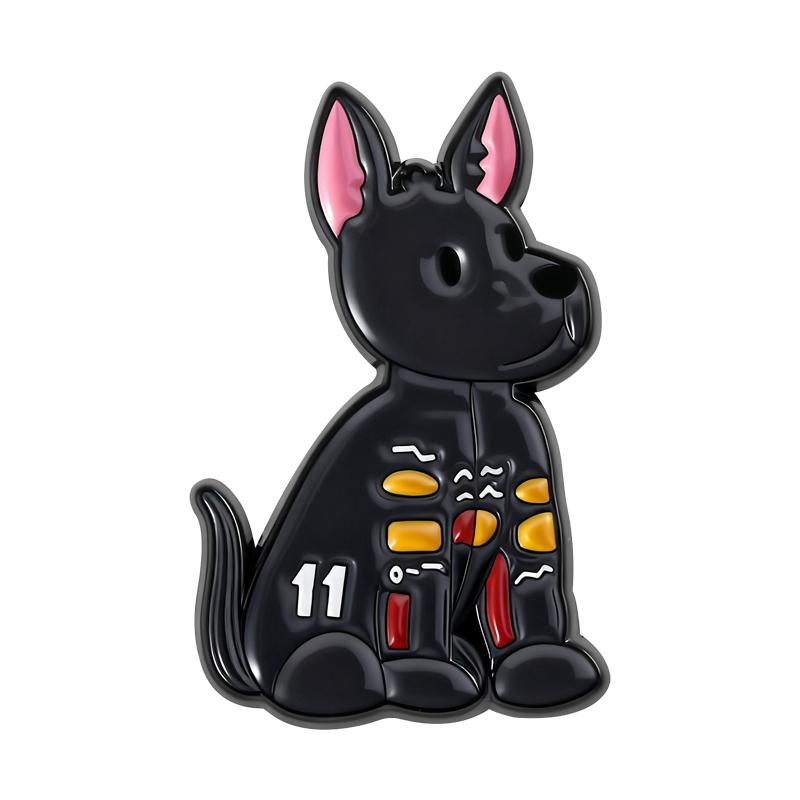Dogs Puppy Enamel Pins Beagle Border Collie German Shepherd Golden Retriever Husky Corgi Brooches Lapel Badges Animal Jewelry