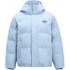 Skechers Skx Classic Sports Series Loose Comfortable Zipper Bread Down Jacket Unisex Outerwear Ashley-Blue P424U042-0216