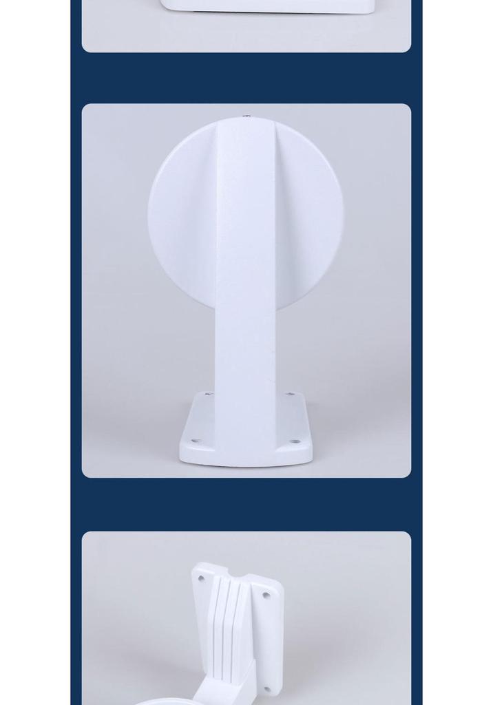 ZSX-1258A Aluminum Universal Dome Mount for Hikvision/Dahua - Outdoor Waterproof Conch Design