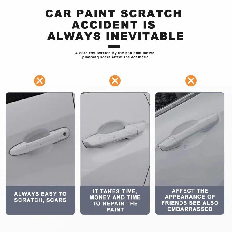 4PCS Transparent Car Door Anti-collision Protector Bumper Strip Sticker For BMW Performance F30 F10 E90 F20 E46 X3 X1 X2 X6 E30