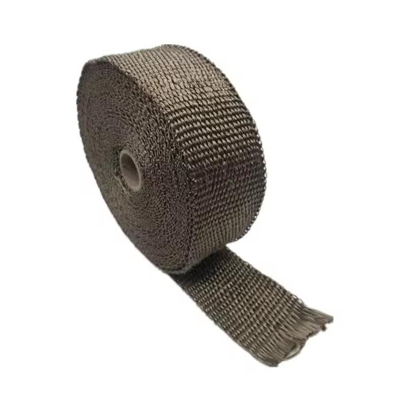 Nastro Termico per Scarico Moto 5M, Fasciatura Termica per Collettori, Resistente al Calore, Downpipe per Accessori Moto Auto