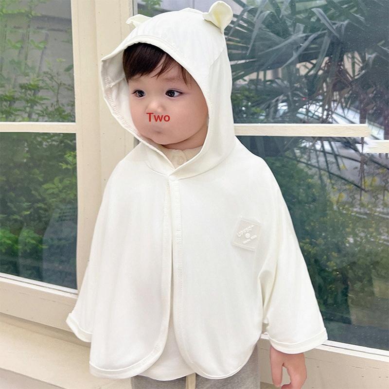  Summer Uv-Protective Ice Silk Stylish Hooded Cape For Boys And Girls Versatile Sun Protection Jacket