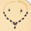Exaggerated Necklace and Earrings Set