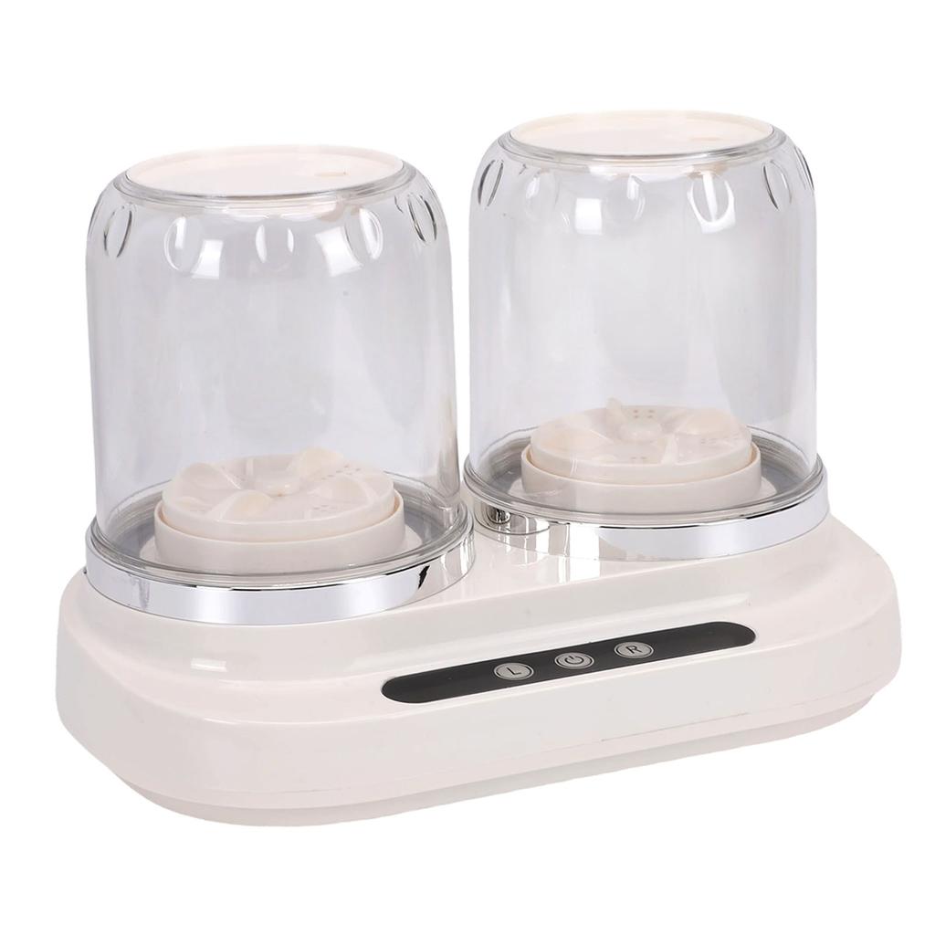 Portable Mini Washing Machine Twin Tub Underwear Washer 2L 3 Modes 1800mAh Rechargeable for Socks Small Laundry Items