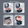 Denture Bath Box Cleaning Teeth Case Dental False Teeth Storage Box Washing Drain Double Layer Container Denture Boxs Container