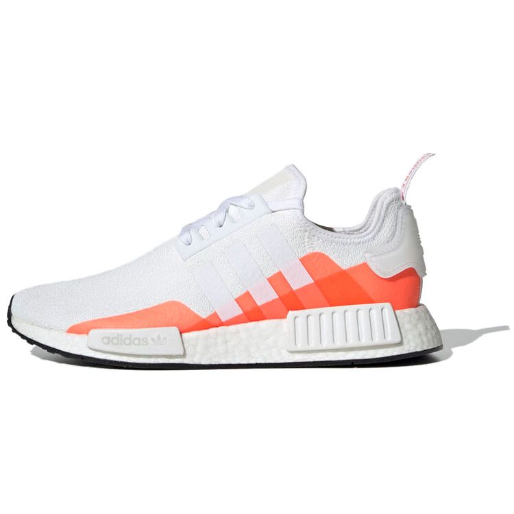 

Adidas NMD_R1 White Solar Red Мужские кроссовки Cloud-White EE5083