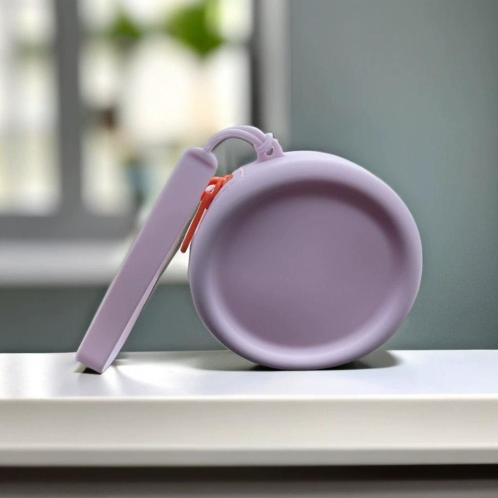 

Сумка для дрессировки лакомств для собак, портативная силиконовая сумка для корма для собак с ремешком и крючком для хранения принадлежностей для прогулок на открытом воздухе