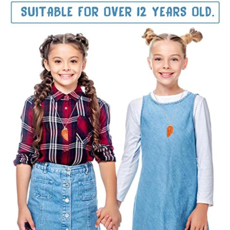 2Pieces Pendant Necklaces Basketball Shaped Pendant Necklaces Jewelry Alloy Material Birthday Gift for Women Men Girls