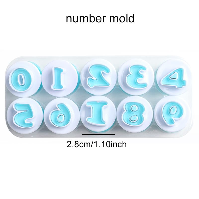 Baking Mold Cookie Cutter Letter Number Baking Pastry Molds Cake Decorating Cupcake Making Fondant Cutting Kitchen Tools TMZ