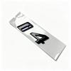 Car Rear Tailgate Letter Badge Sticker, Trunk Emblem Decal Auto Exterior Decor Styling Accessories Fit for BMW IX3 I4 I7 M50 M60 yf2
