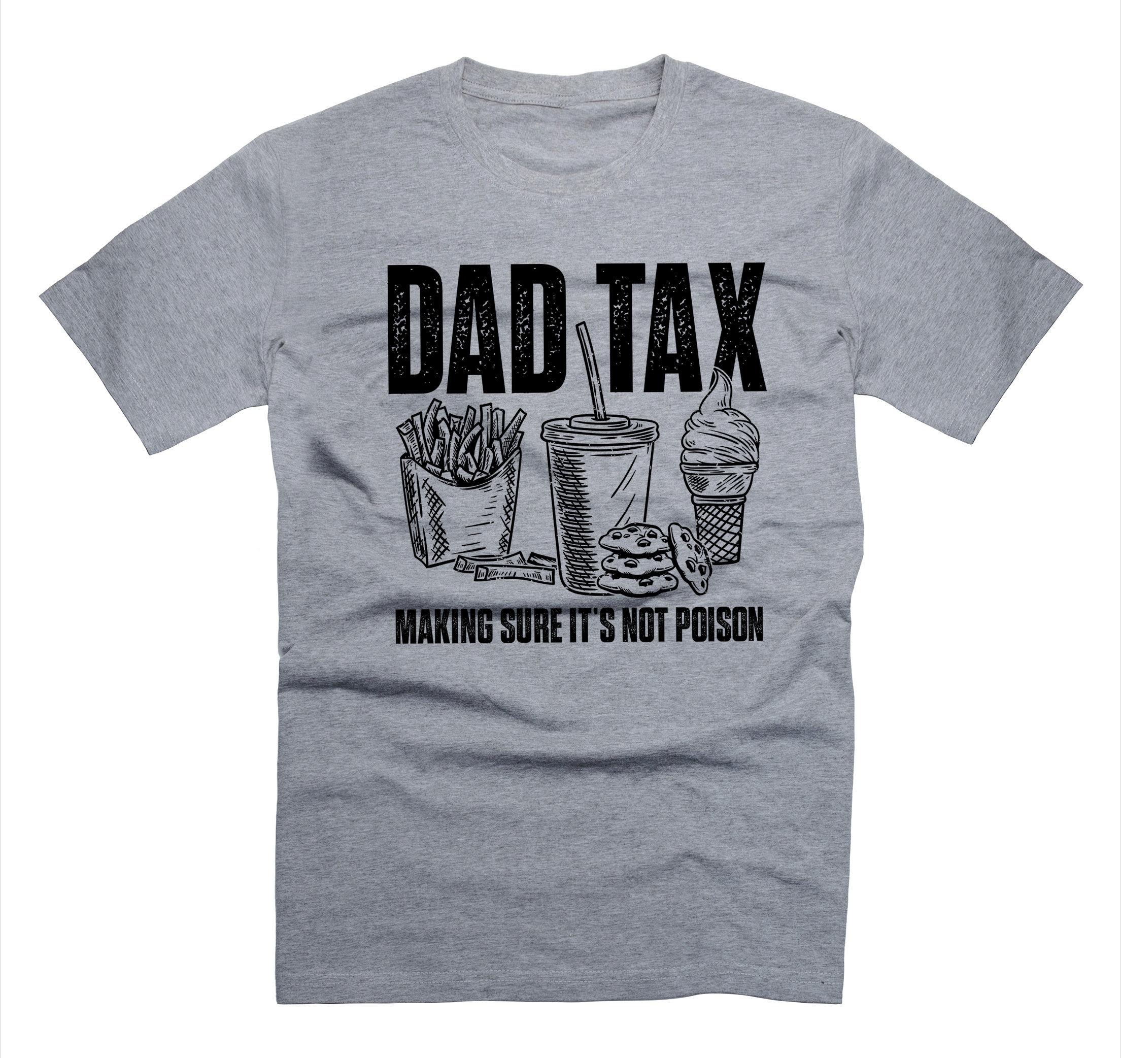 

Dad Tax TShirt Fathers Day Gift Summer Mens Casual Shortsleeved Top Cotton Sportswear Harajuku Pullover Roundneck Tracksuit 4XL
