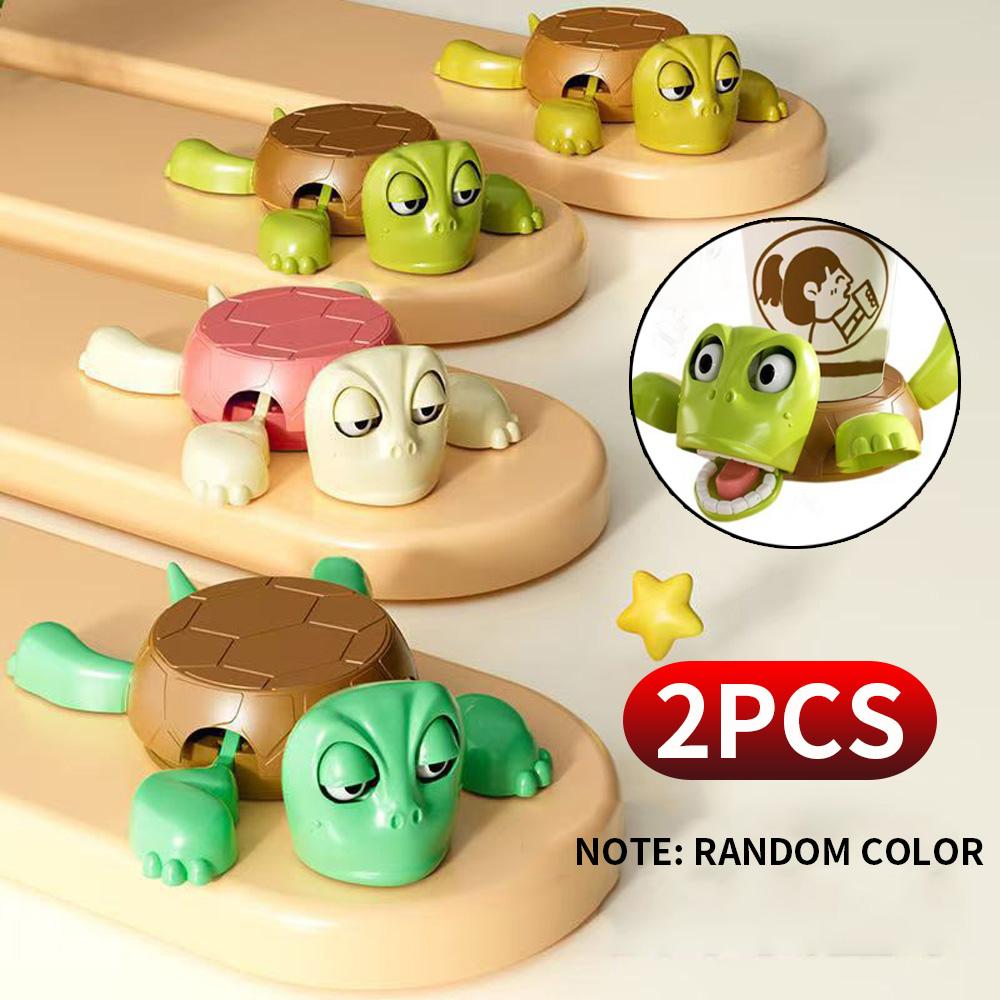 Turtle Coasters - Non-Slip Silicone Drink Pads Cute Heat Resistant Table Decor for Home/Office Funny Gift for Pet Lovers