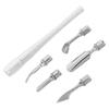 1 Set Cuticle Pusher Tools - Professional Nail Cuticle Remover With Stainless Steel Replacement Head - Nail Cleaner Trimmer