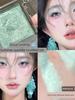 Summer Green Apple Eye Makeup Mint Green Monochrome Eye Shadow Plate Pearl Thin and Glittering Flash Green Small Smoky Super Fire Makeup