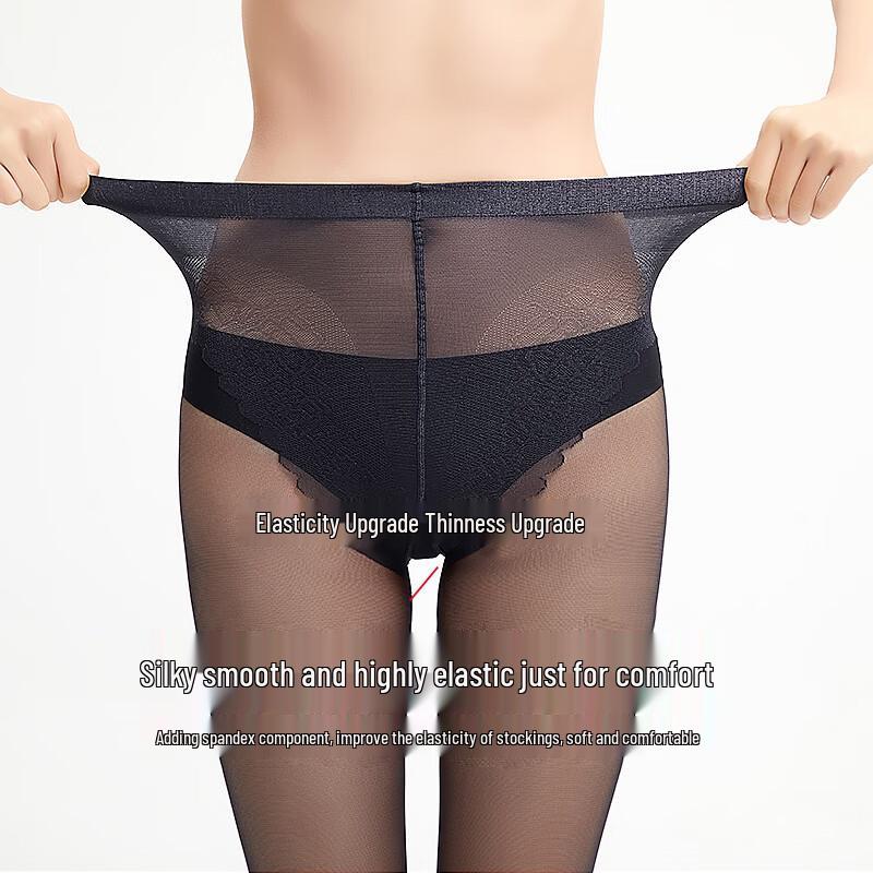 Langsha Women's Sheer Bikini Crotch Pantyhose