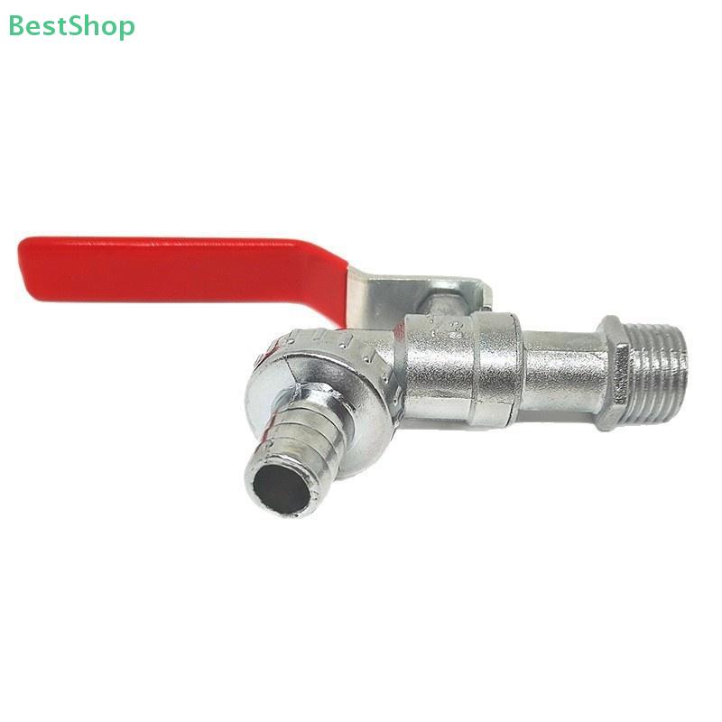 1/2'' Garden Irrigation Brass Faucet IBC Tank Water Tap Single Outlet Valve Replacement Outdoor Balcony Accessor
