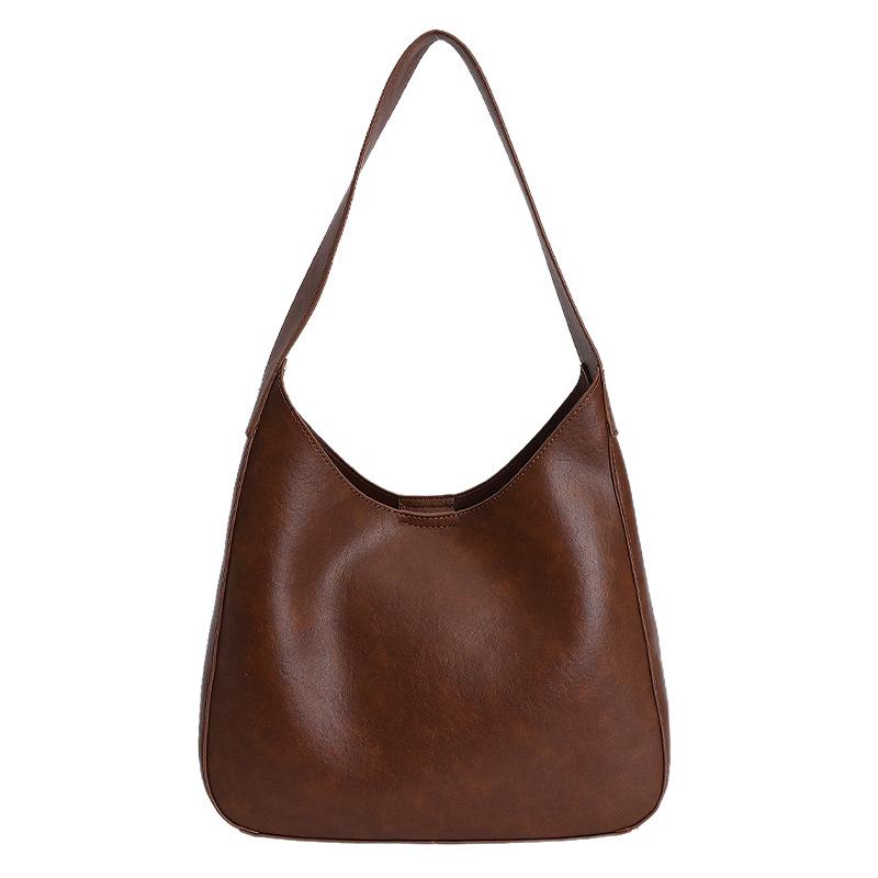 Faux Leather Hobo Bag Women Fashion Shoulder Bag Casual Everyday Tote Bag