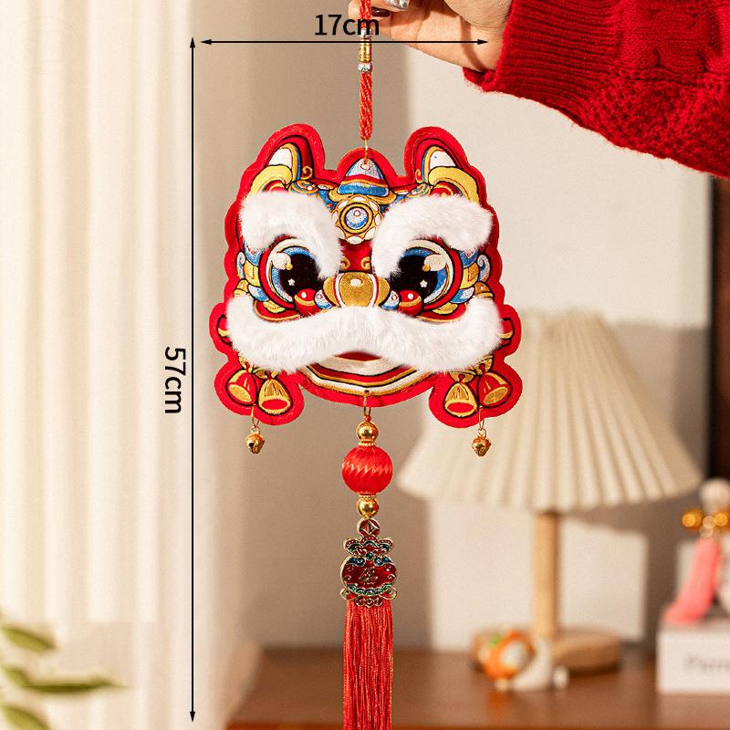Horse Year Pendant With Tassel  Chinese New Year Hanging Decoration  Spring Festival Cute Horse Hanging Ornament