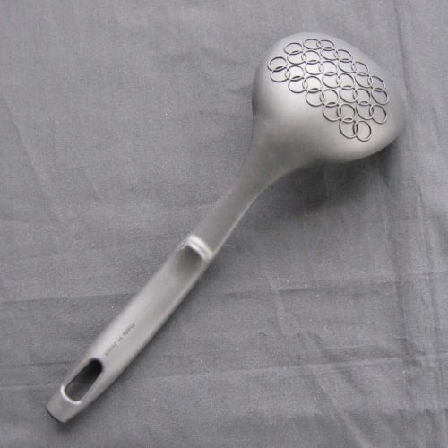 Nagao Tsubame-Sanjo Mini Ladle, Black, 23cm, 66 Nylon, Made In Japan