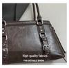 Retro Niche Underarm Tote: 2025 Autumn/Winter Korean Fashion, Versatile Large-Capacity Handbag