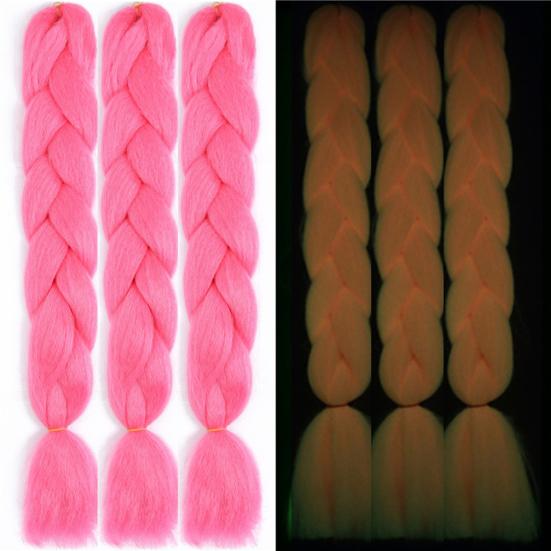 Glowing Braid Shining In The Darkness Prop High Anti-slip Smooth Realistic Decorative Role Play Temperature Silk Fluorescent