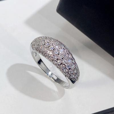 Huitan Temperament Cubic Zirconia Rings for Women Wedding Bands Fashion Jewelry Anniversary Party Ring Birthday Gift for Lover
