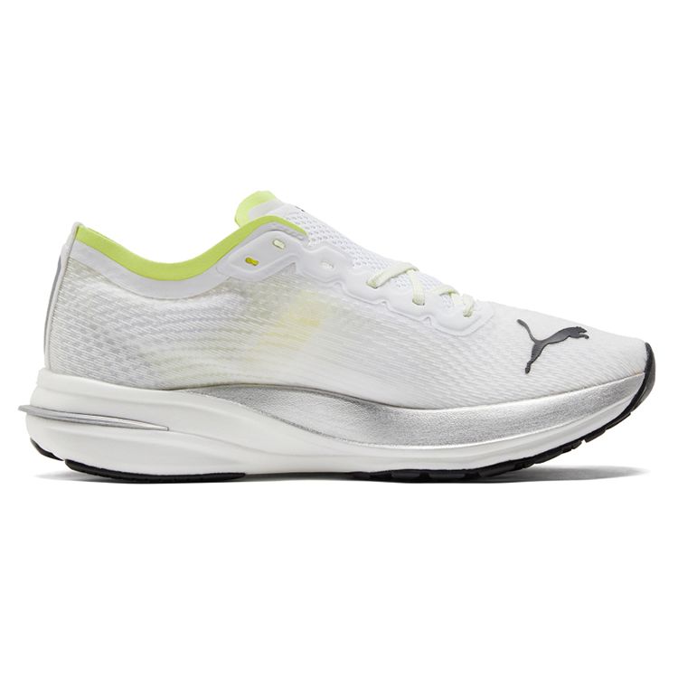 Puma Deviate Nitro Foam Lace-Up Fabric Synthetic Leather Cushioning Breathable Sweat-Absorbing Low-Top Running Shoes Women Sneaker 194453-05