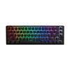 Ducky One 3 SF Mechanical Quack Mechanics Dampening Hot Swappable Cherry MX Silver Switches High Density PBT Triple Shot Keycaps RGB US Black 65%