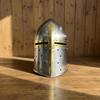 New Sugerloaf Helmet with free wooden stand , Crusader Helmet