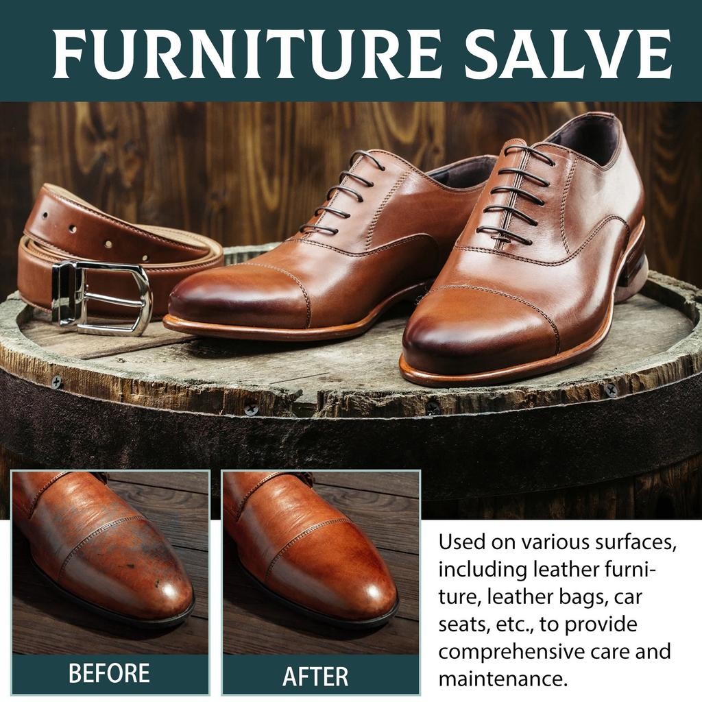 Leather & Furniture Repairing Salve For Wood Furniture,Upgrade Leather Polisher, Moisturizer And Restorer, Household Upholstery Cleaners