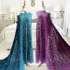 Water-soluble Lace Full Accessories, Milk Silk Two-color Embroidery Fabric, Three-dimensional Hollow Embroidery Cloth, Heavy Industry Yarn-dyed