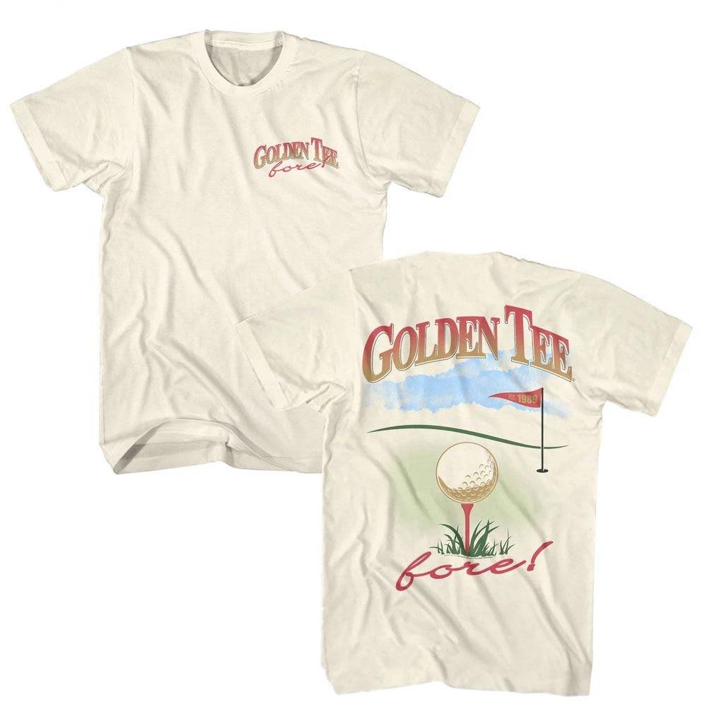 Golden Tee Fore Natural Gaming Shirt 110