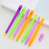 3pcs 0.38 Cute Vegetable Eggplant Stationery Pen Set Cute Gel Pen
