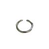 Su Chuang S925 Sterling Silver Irregular Band Ring, Unisex Niche Design, Cool Style Index Finger Ring.