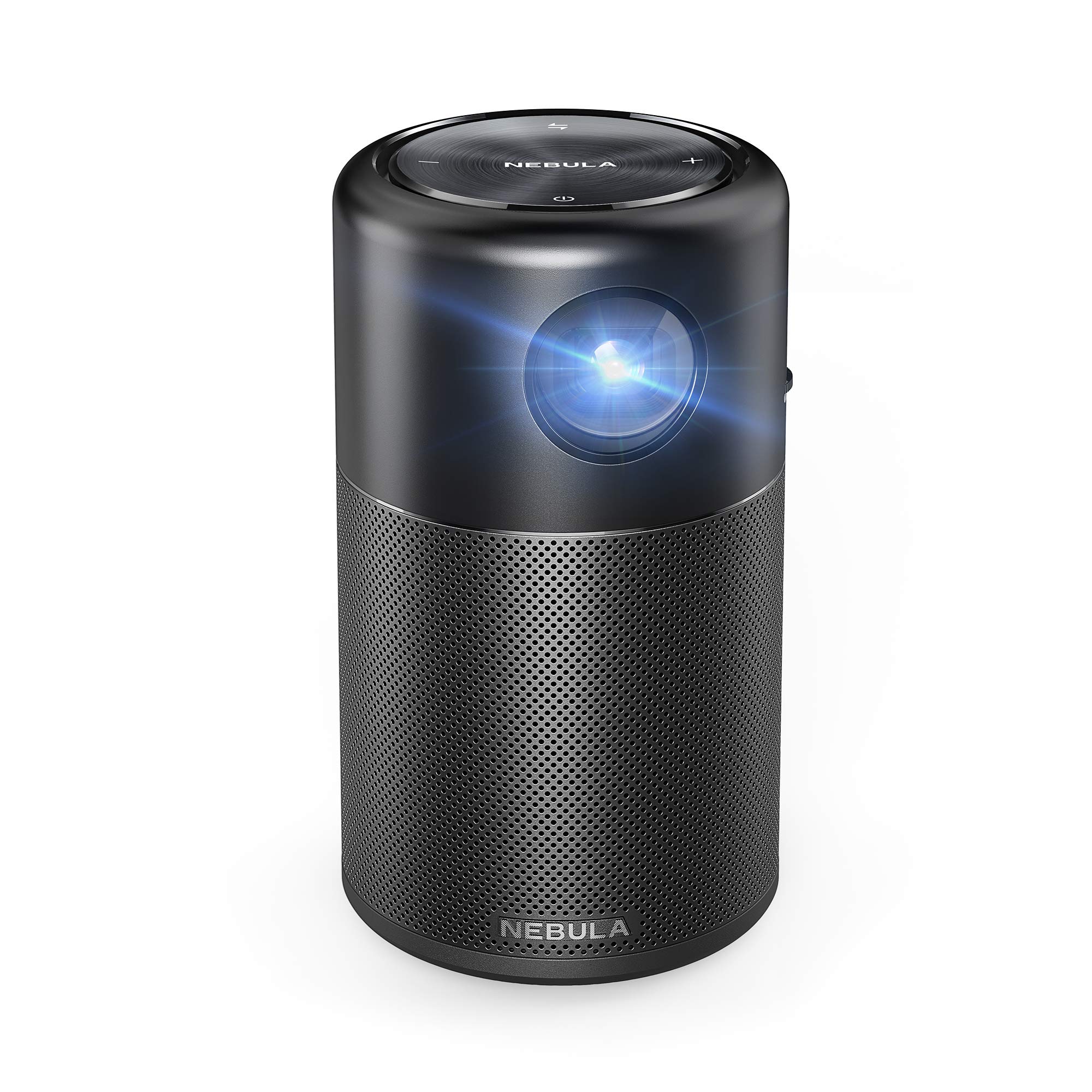 

Проектор Anker Nebula Capsule Pro з люменами ANSI DLP, встановленим на 360 градусів (Мобільний Android) [150 / / динамік]