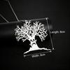 Nuova Collana Albero Spaventoso Moda Acciaio Inossidabile Albero della Vita Ciondolo Catena per Collo Gotico Hip Hop Cthulhu Gioielli di Halloween