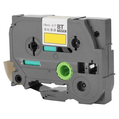 Label Ribbon Black On Yellow 18mm 8mBT‑641 Label Tape for BT‑641