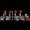 Medieval Military Noble Knights Building Blocks Figures Accessories Helmet Armor Shield Sword MOC Bricks Toys Friends Gifts