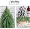 Harbor Love Flocked Cedar Christmas Tree Ornament: Solid Wood Base, Small Decorative Holiday Tree