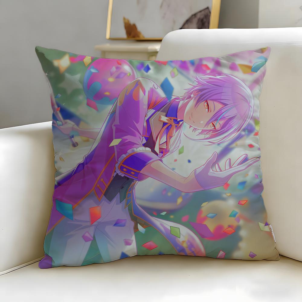 popular anime character Kamishiro Rui Cushion Cover Soft & Easy-Wash Pillow Case – Versatile for Couch, Bed, Travel and Office