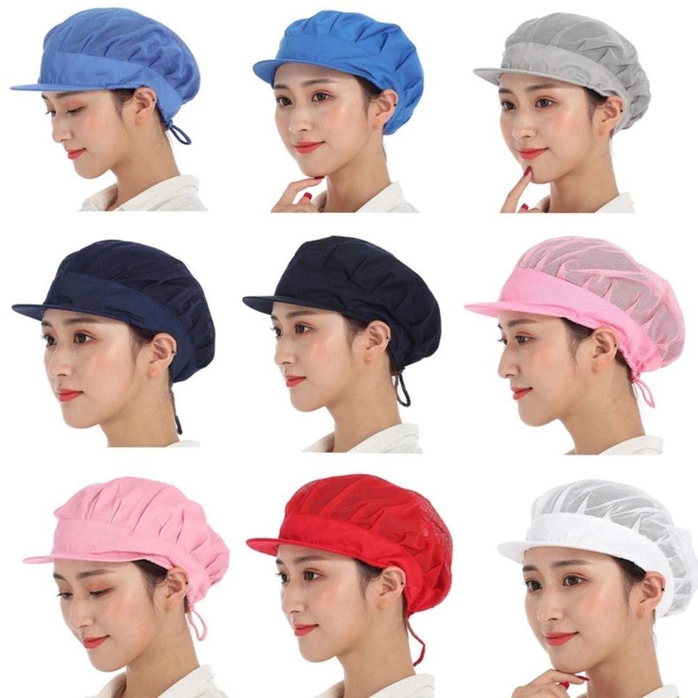 Adjustable Chef Hat Cotton Waitress Hat Catering Cooking Cap Work Turban Hat  Waiter