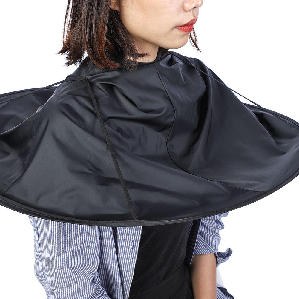 Adult Barber Hair Cutting Umbrella Cape Hairdressing Salon Gown Haircut Hairdresser Cloak Black