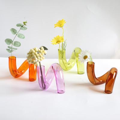 Room Decoration Accessories Vase Candle Holder Glass Candle Holder Able Decor Wedding Decoration European Home Decor