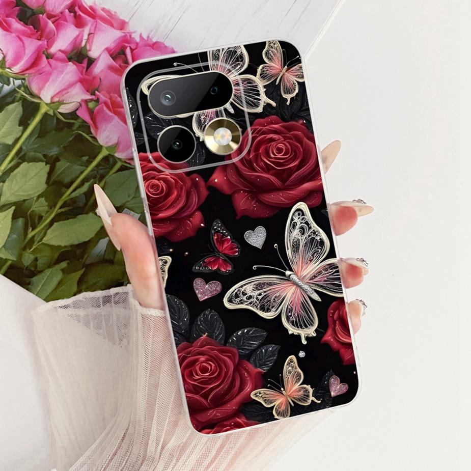 For Realme 16 Pro 5G Case RMX5121 Luxury Flowers Painted Cover Soft Slim Phone Case For Realme 16 Pro Plus Realme16 Pro+ 5G Bags