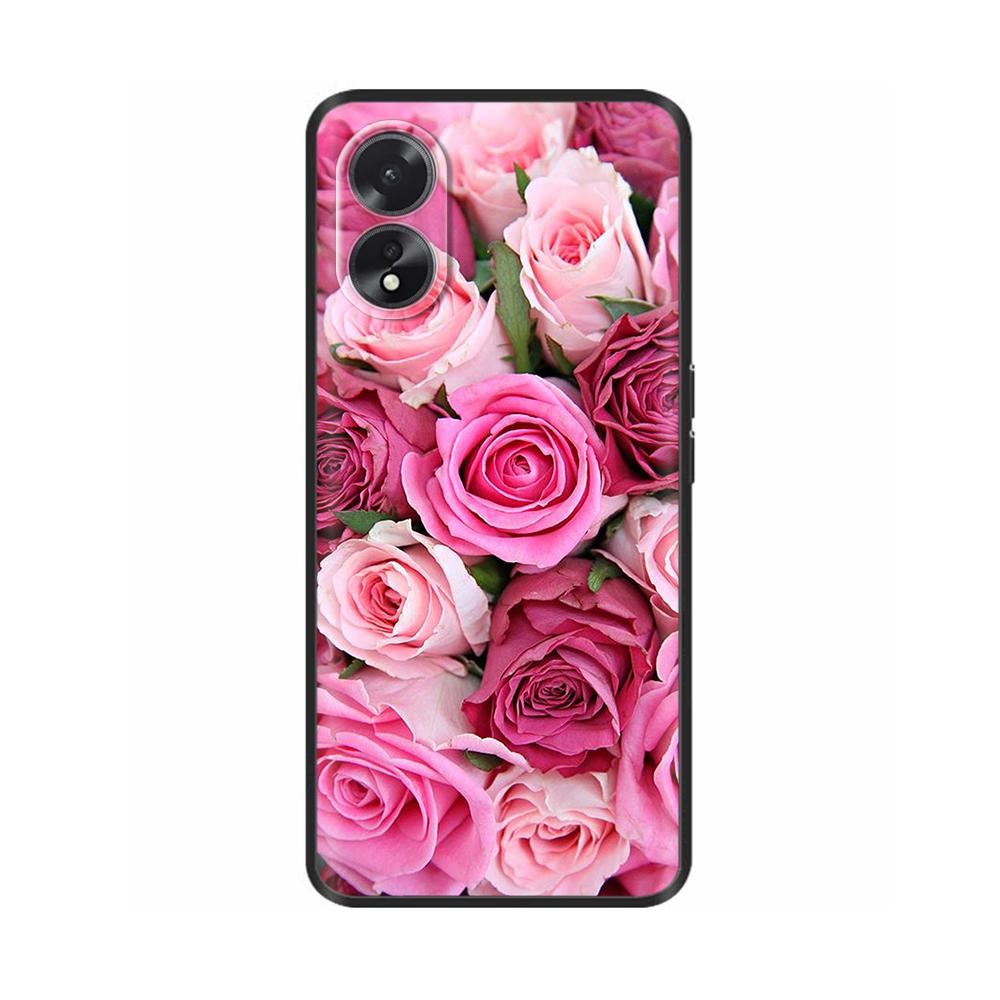 For OPPO A38 4G Case Soft Black Silicone Phone Case For OPPO A38 A 38 OPPOA38 CPH2579 Luxury Back Cover Cases Shell Fundas Coque