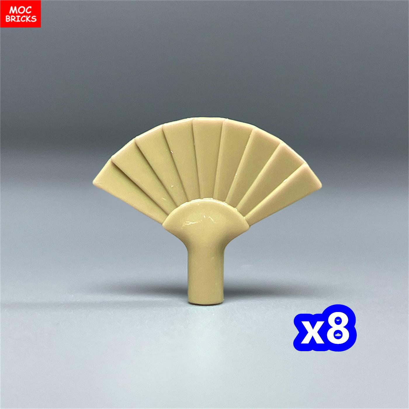 

8pcs MOC Bricks Parts 93553 Utensil Hand Fan City Accessories DIY Educational Building Blocks Friends Boy s Girs s Gifts