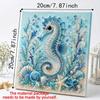 Coastal Style Ocean Theme Pearl Art DIY Kit Sparkling Ocean  Art Set  Wall Decoration